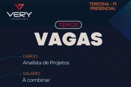 Vaga para Analista de Projetos
