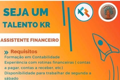 Vaga para Assistente Financeiro