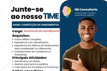 Vaga para Assistente de Atendimento
