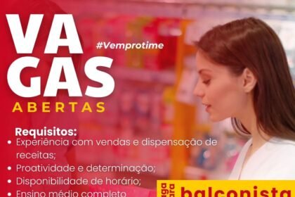 Vaga para Balconista