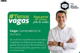 Vagas para Coordenador(a) de Farmácia