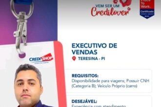 Vaga para Executivo de Vendas