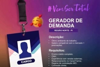 Vaga para Gerador de Demanda Piauí