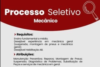Vaga para Mecânico