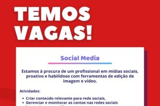 Vaga para Social Media