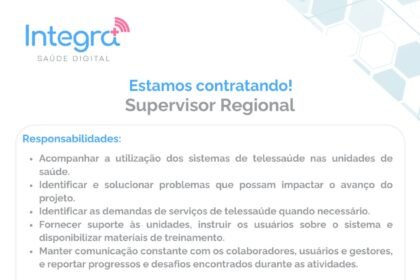 Vagas para Supervisor Regional