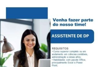 Vaga para Assistente de DP