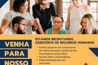Vaga para Assistente de RH