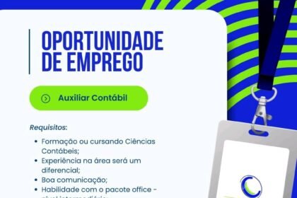 Vaga para Auxiliar Contábil