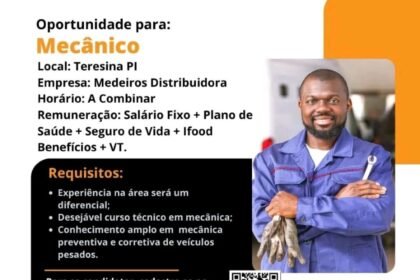 Vaga para Mecânico