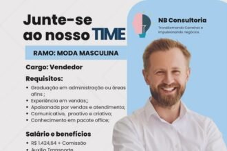 Vaga para Vendedor