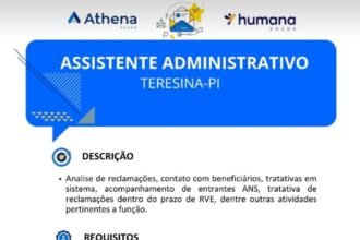 Vaga para Assistente Administrativo