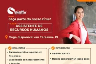 Vaga para Assistente de RH