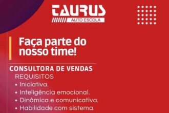 Vaga para Consultora de Vendas