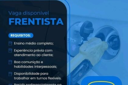 Vaga para Frentista
