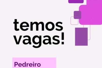Vaga para Pedreiro