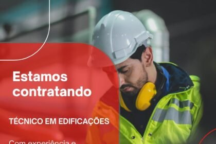 Vaga para Técnico em Edificações