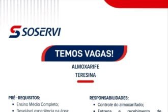 Vaga para Almoxarife