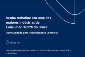 Vaga para Representante Comercial Altos