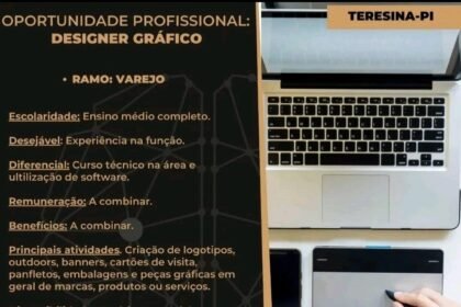 Vaga para Designer Gráfico