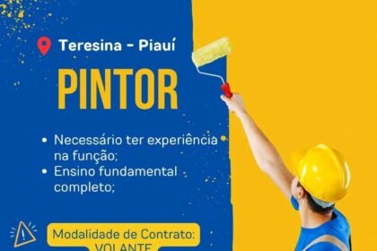 Vaga para Pintor