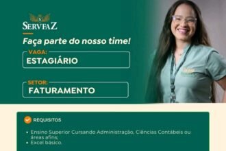 Vaga de estágio para Faturamento