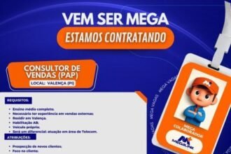 Vaga para Consultor de Vendas