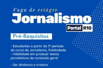 Vaga de estágio para Jornalismo