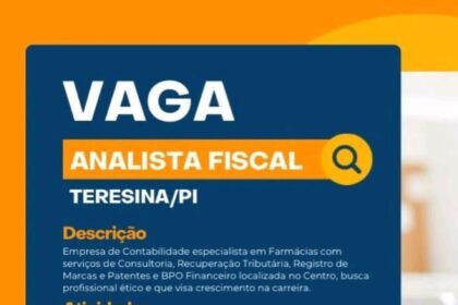 Vaga para Analista Fiscal