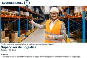 Vaga para Supervisor de Logística
