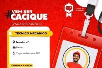 Vaga para Técnico Mecânico