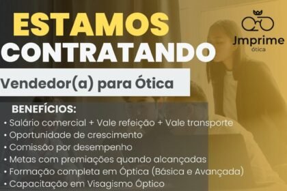 Vaga para Vendedor(a) para Ótica