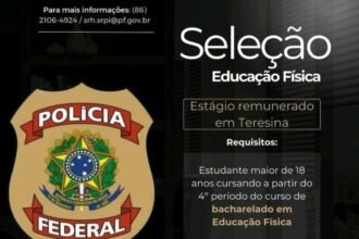 Vaga de Estágio para Educação Física