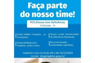 Vaga para PCD
