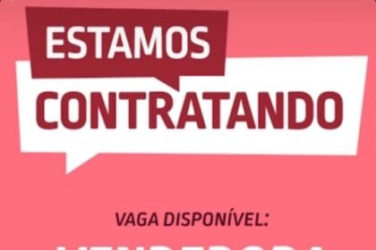 Vaga para Vendedora