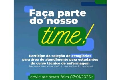 Vaga de Estágio para Atendimento