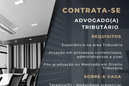 Vaga para Advogado(a) Tributário