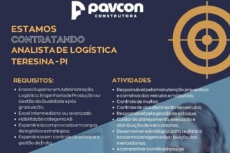 Vaga para Analista de Logística