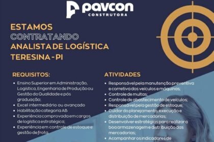 Vaga para Analista de Logística