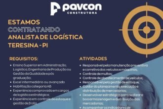 Vaga para Analista de Logística