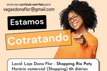 Vaga para Vendedora