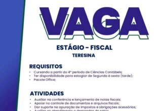 Vaga de Estágio para Fiscal