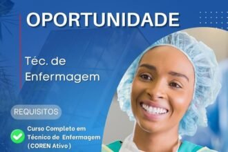 Vaga para Técnico de Enfermagem