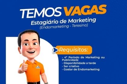 Vaga para de Estágio para Marketing