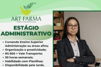 Vaga de Estágio para Administrativo