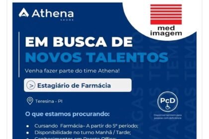 Vaga de Estágio para Farmácia