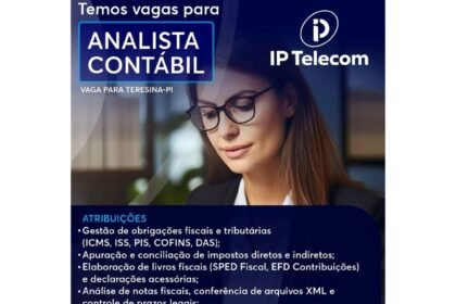 Vaga para Analista Contábil