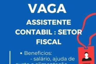 Vaga para Assistente Contábil