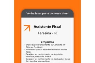 Vaga para Assistente Fiscal