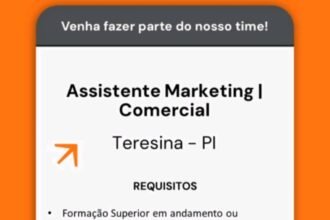 Vaga para Assistente de Marketing